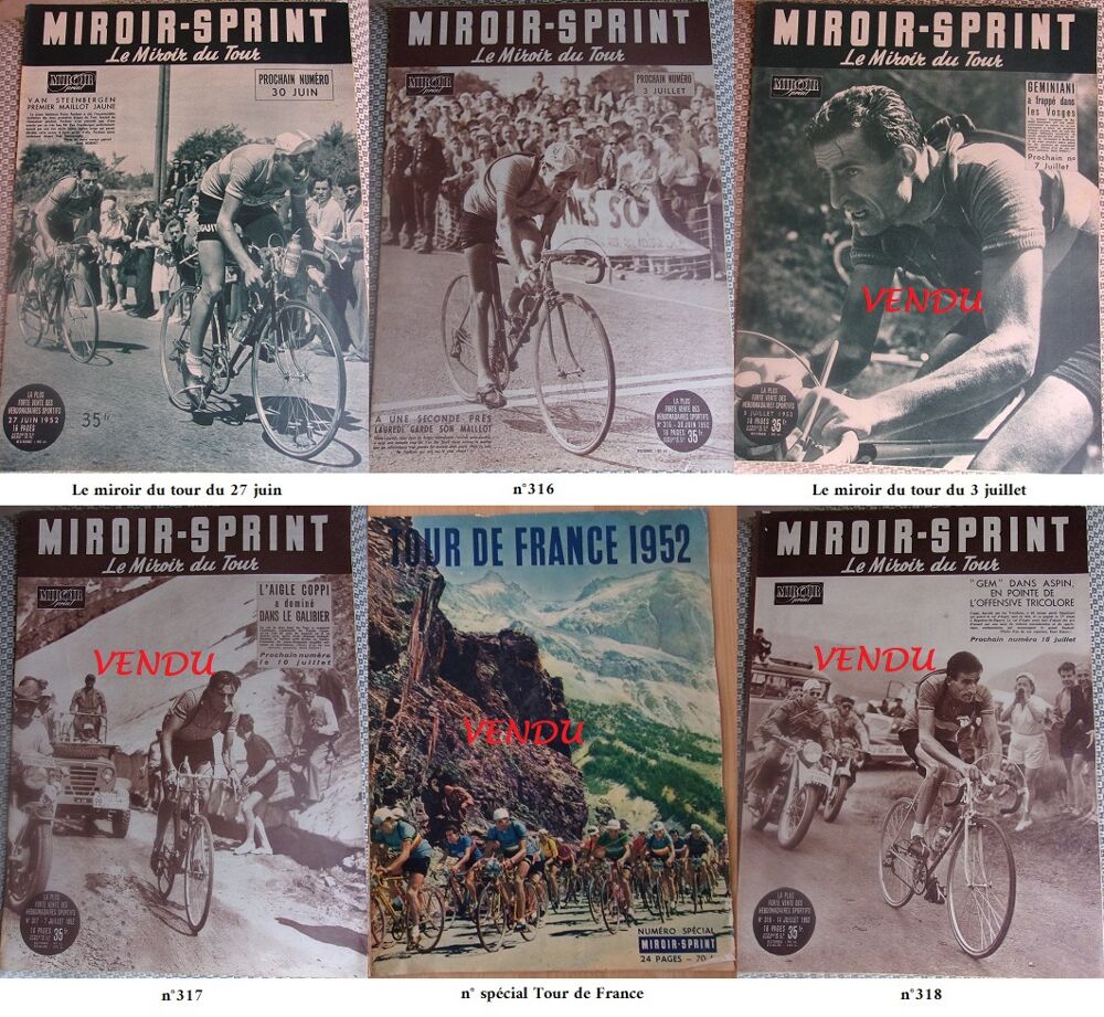 Miroir Sprint ann&eacute;e 1952 