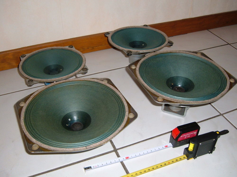 HIFI wide range COAXIAUX speakers 26cms ALNICO 50' Audio et hifi