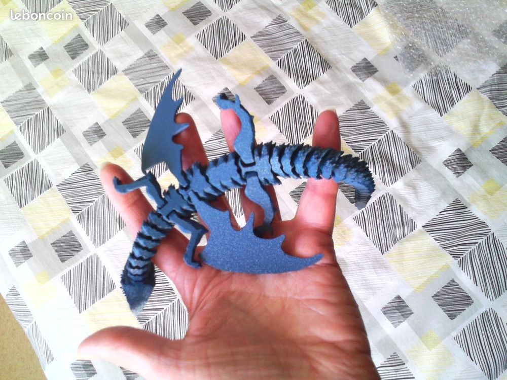Dragon ail&eacute; imprim&eacute; 3D Décoration