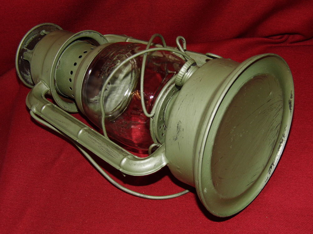 Lampe tempete LITTLE WIZARD N.Y USA DIETZ lanterne vintage d&eacute;co marine retro antiquit&eacute; Décoration