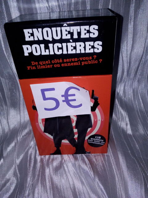 Jeu de carte - enqu�tes polici�res 5 Savigny-sur-Orge (91)