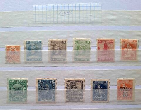 Série de timbres de collection de Fiume 30 Gap (05)