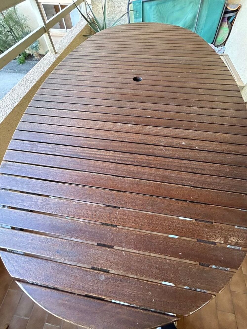 Table jardin en teck Meubles