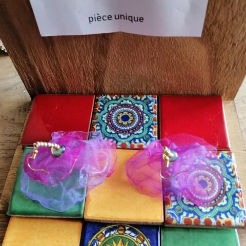 Boucles d'oreilles fait maison 9 Noyant-d'Allier (03)