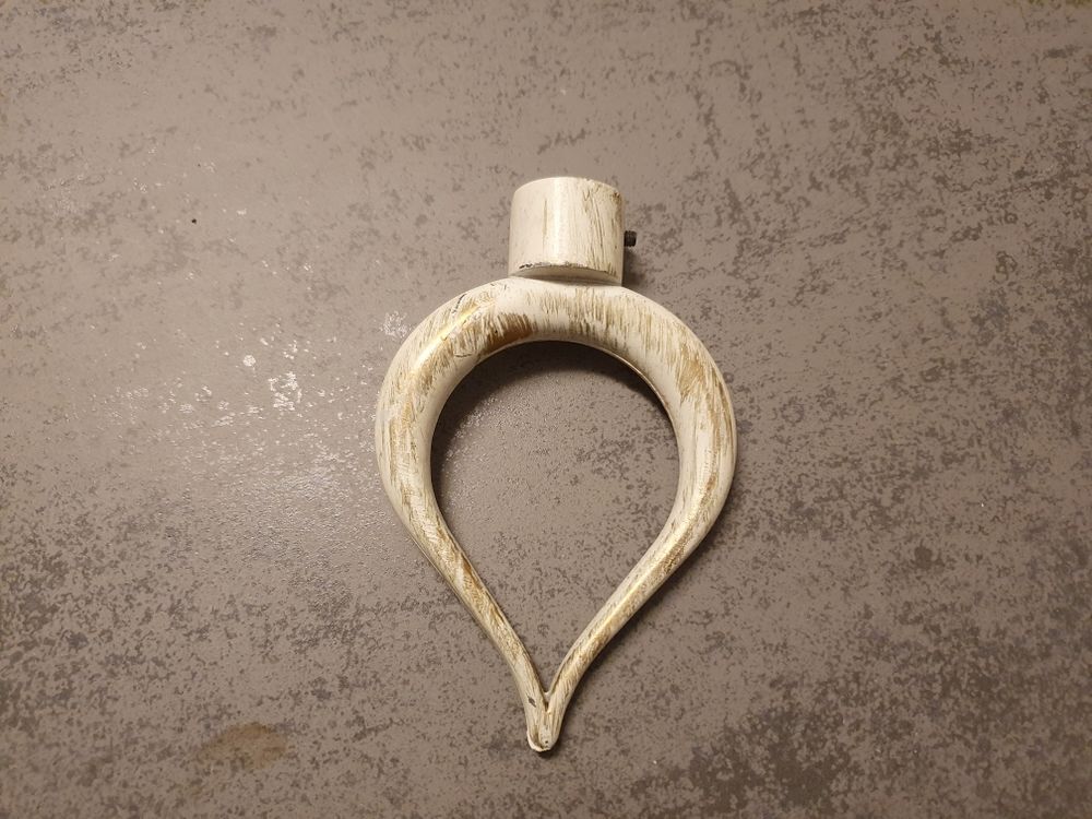 2 embouts vintage pour tringle &agrave; rideaux Décoration