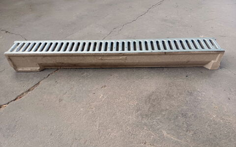 Caniveau PROSELF d'1m et sa grille galva 12cm environ 15 Tours (37)