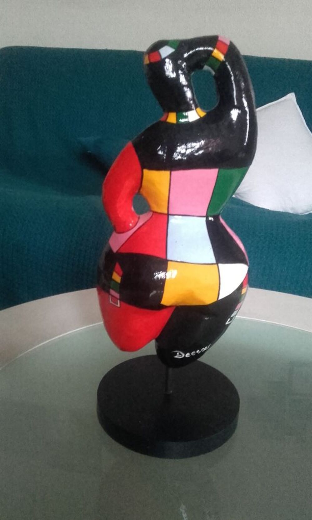 sculpture femme design type Mondrian ou D&eacute;esse 