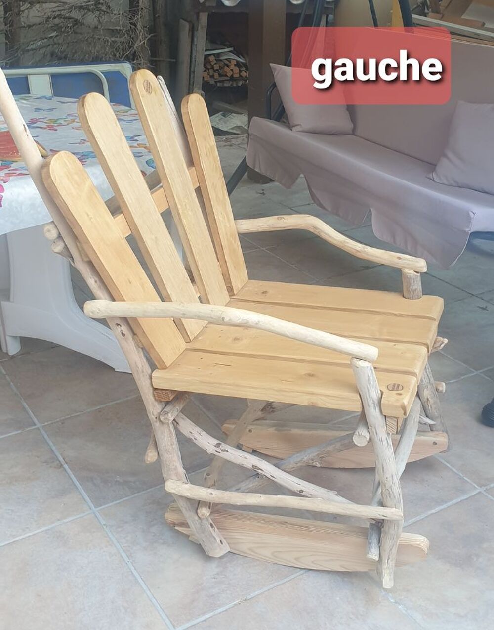 FAUTEUIL EN BOIS FLOTTE Meubles