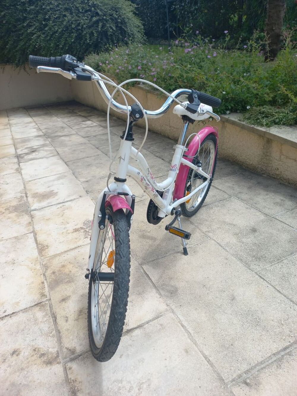 V&eacute;lo fille - 7-9 ans Nakamura " Sweety " BLANC Sports