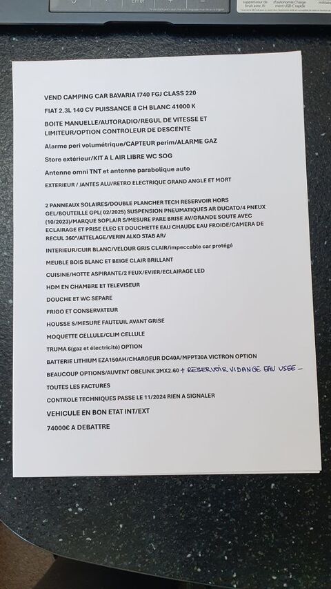 BAVARIA Camping car 2020 occasion Ginestet 24130