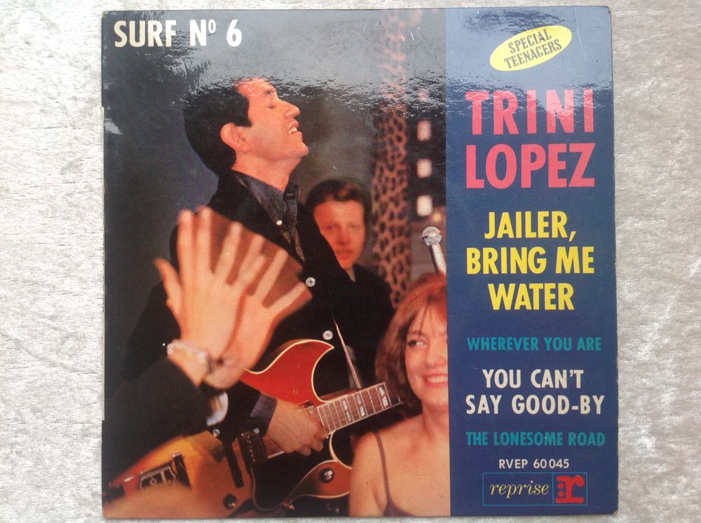TRINI LOPEZ SURF N&deg;6 DISQUE 4 TITRES CD et vinyles