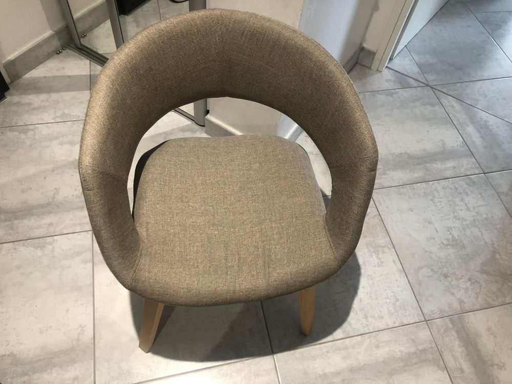 Chaise bois et tissus Meubles