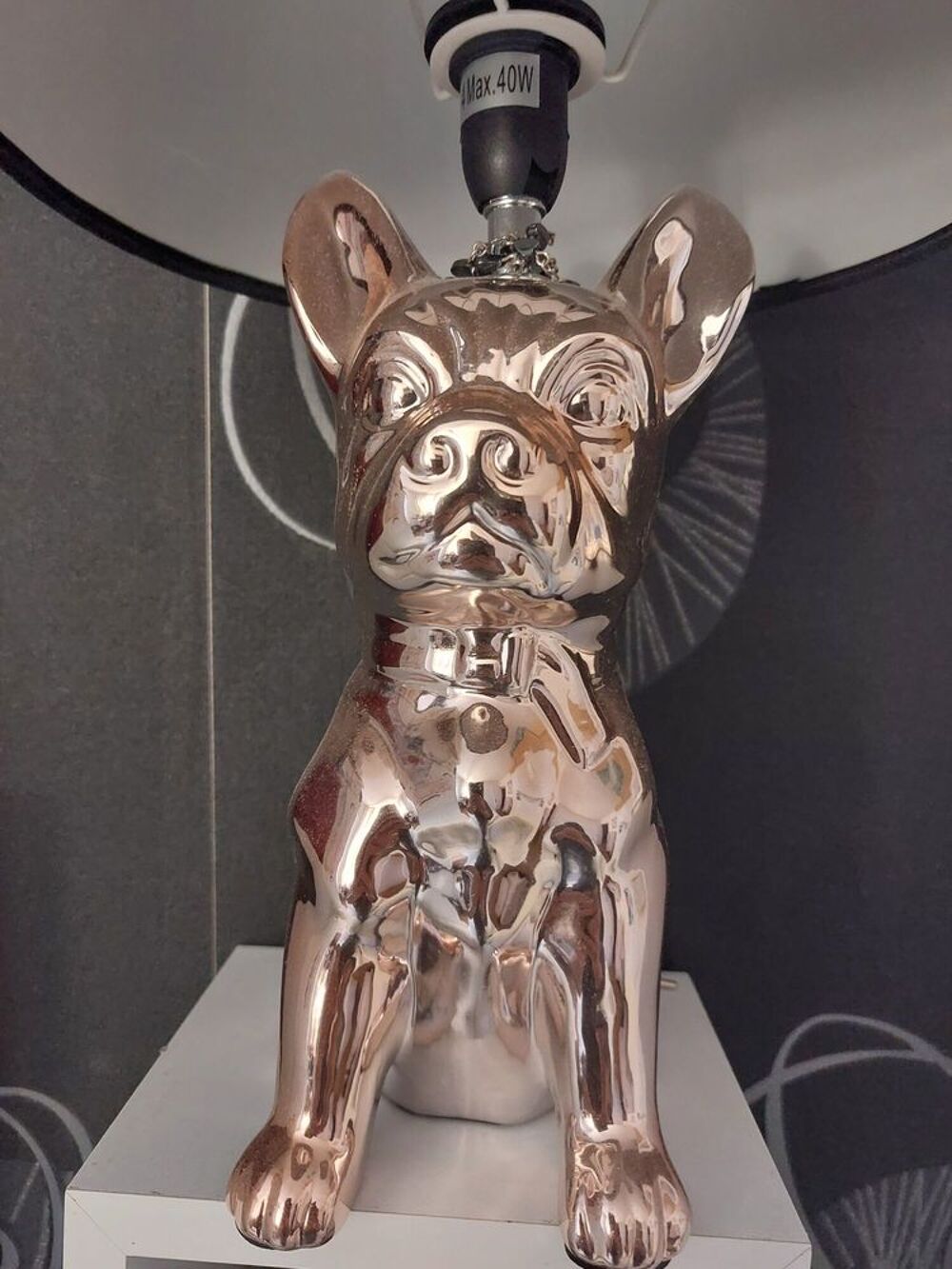 Lampe de chevet chien Décoration