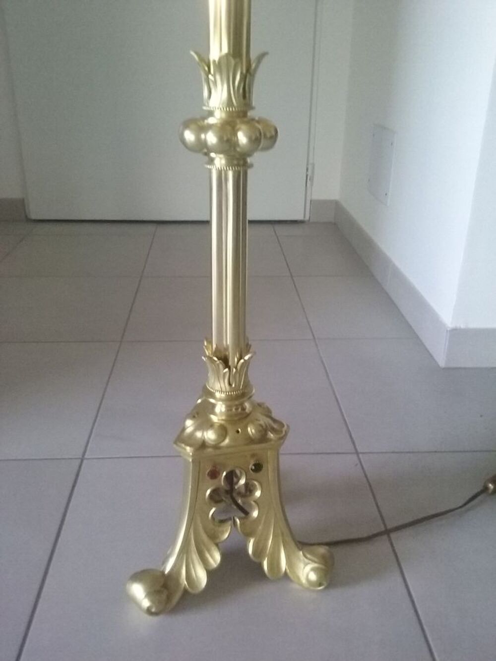 PIC CIERGE mont&eacute; en lampadaire Décoration