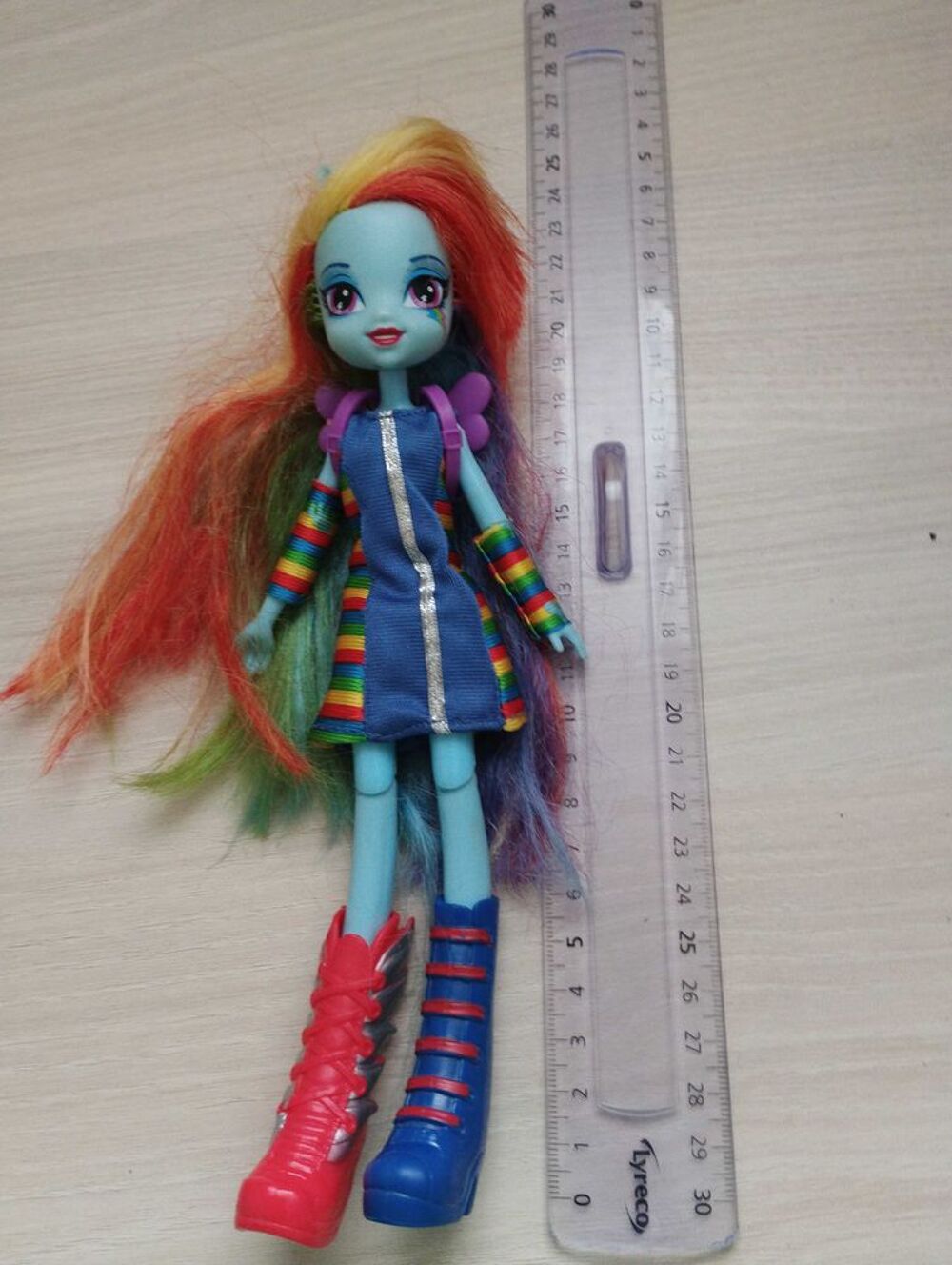 poup&eacute;es Equestria Girls my little ponny pinkie pie et rainbow Dash Jeux / jouets