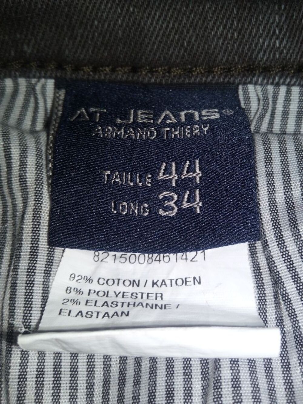 Jean ARMAND THIERY straight fit Vêtements