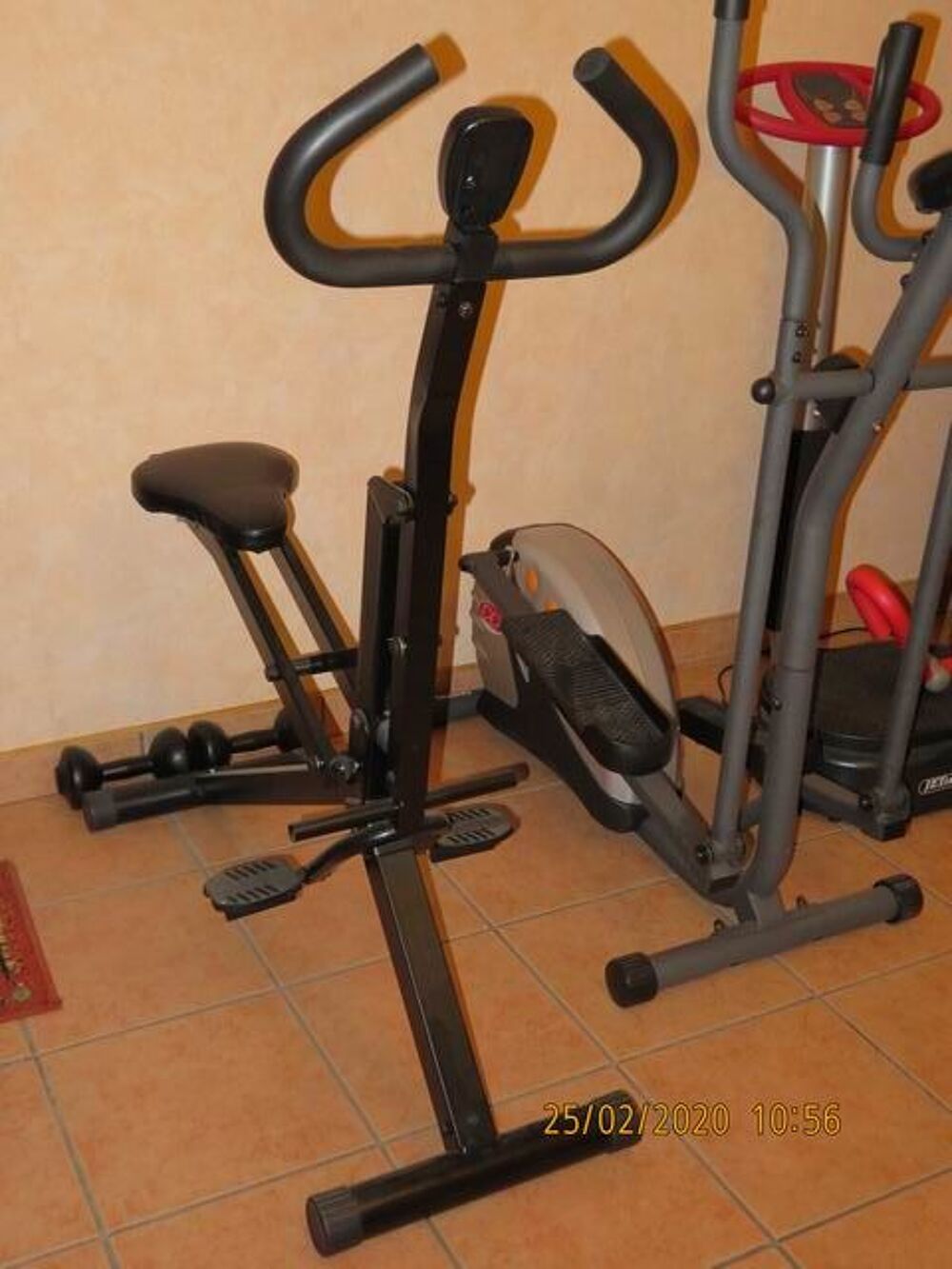 Velo elliptique et rameur best sale