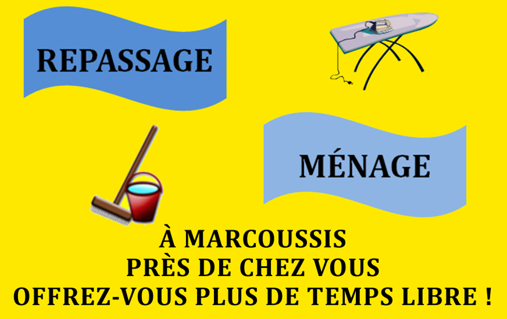   Repassage et ménage à Marcoussis 