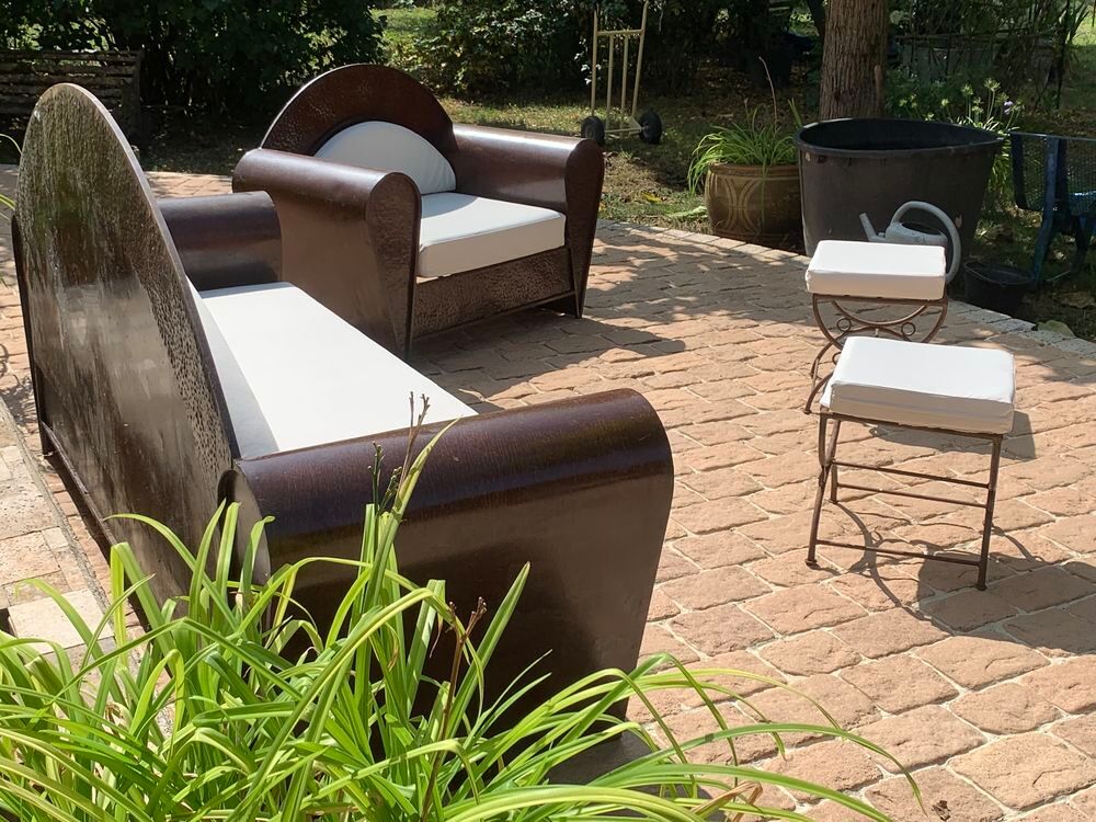 SALON DE JARDIN METALLIQUE Jardin