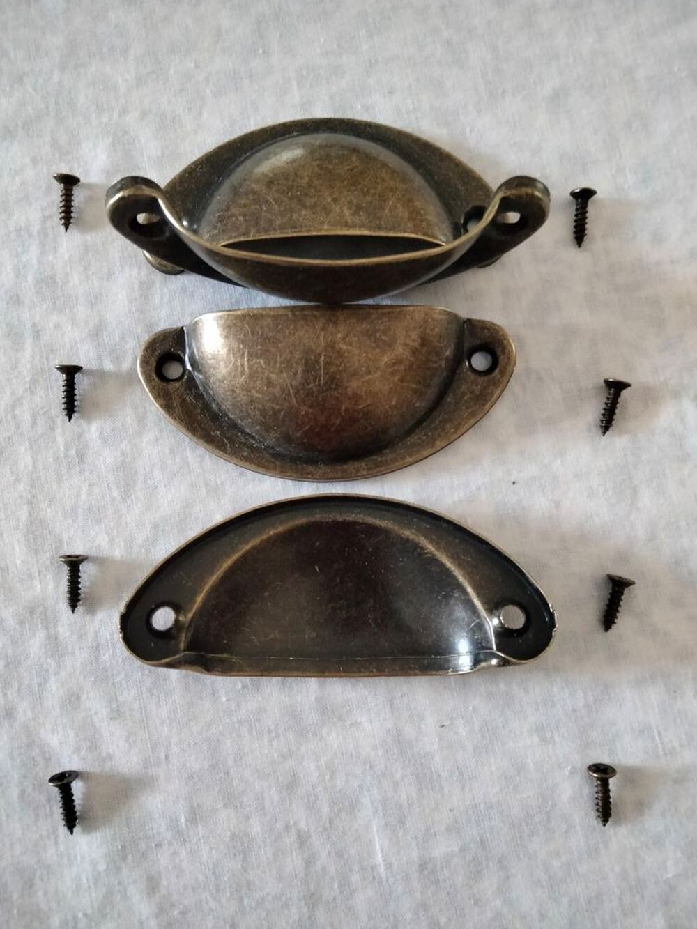 4 poign&eacute;es coquille. Bricolage