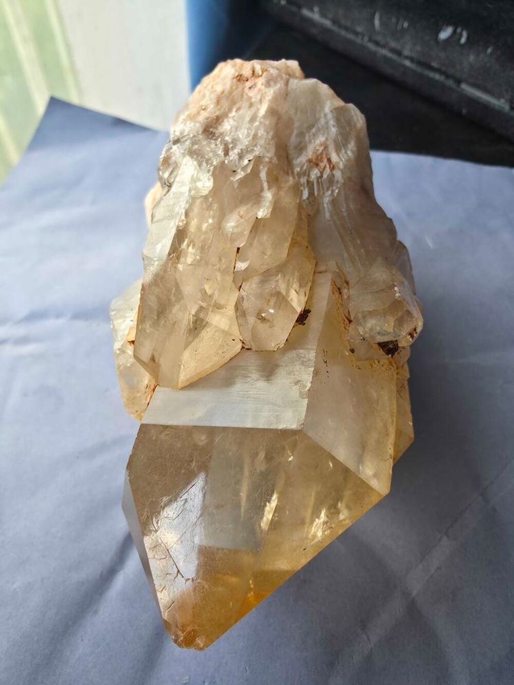 Sp&eacute;cimen Rare : Citrine Naturelle Brute de Kolwezi(Congo)-421g 