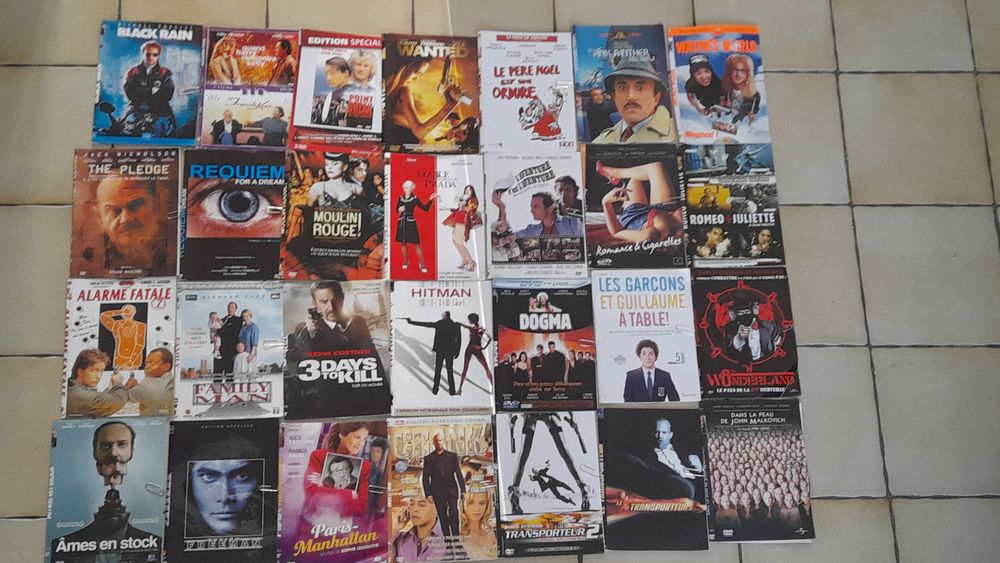 135 DVD FILMS tout genre DVD et blu-ray