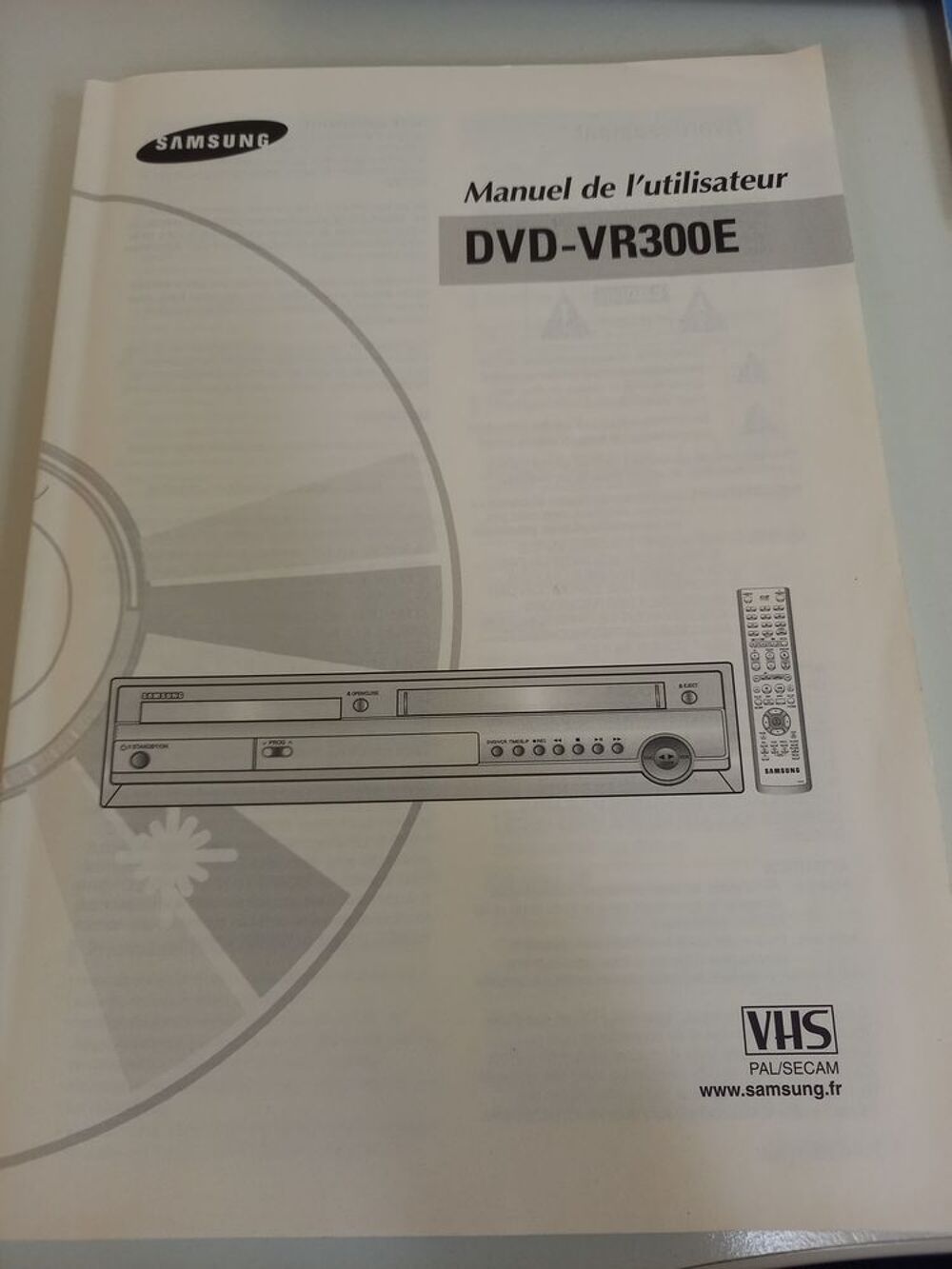 Combin&eacute; enregistreur DVD- magn&eacute;toscope samsung Photos/Video/TV