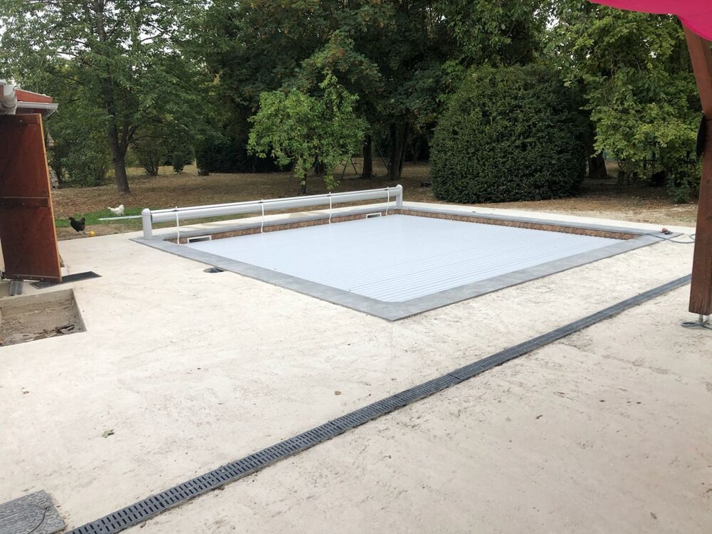 Rideau de piscine Jardin