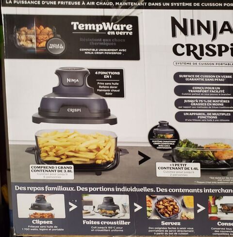 AirFryer en verre Ninja CRISPI 4EN1
NEUF( jamais servi) Castagniers (06)