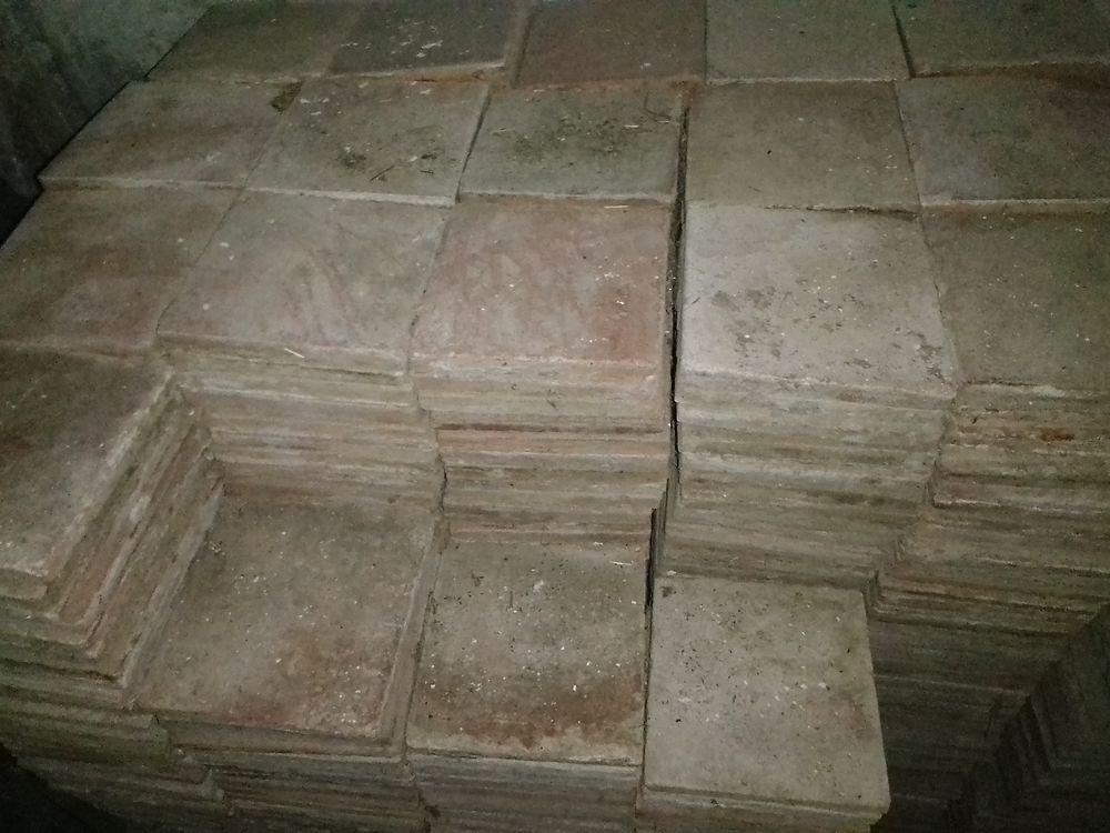 Tomettes en terre cuite 20 x 20 Bricolage