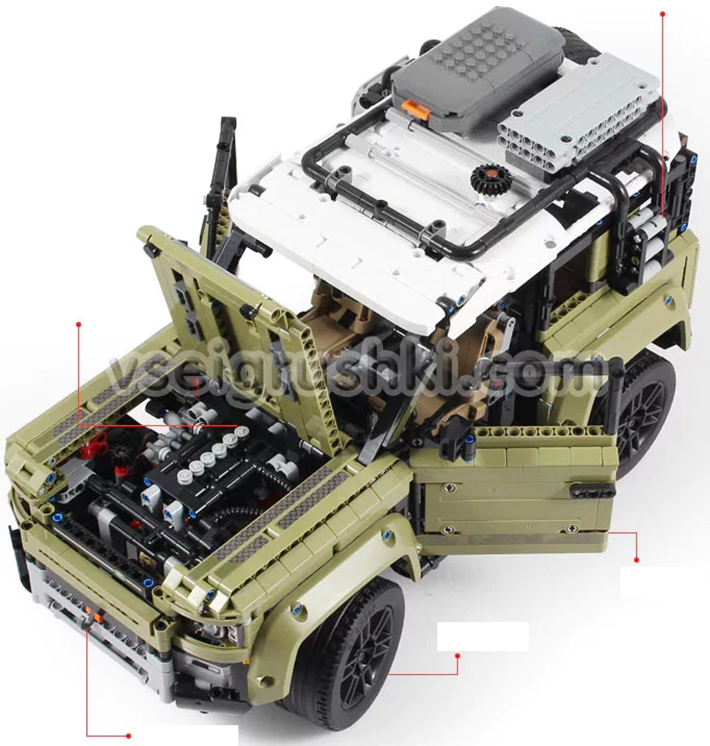  Tech Bricks Land Rover Defender 3389 Jeux / jouets