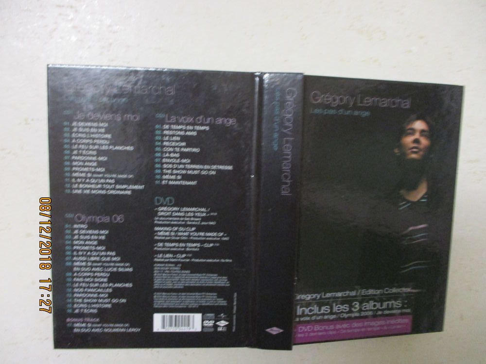 3 CD + 1 DVD Gr&eacute;gory LEMARCHAL DVD et blu-ray