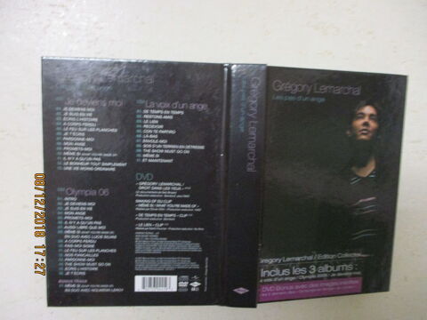 3 CD + 1 DVD Grégory LEMARCHAL 15 Le Vernois (39)