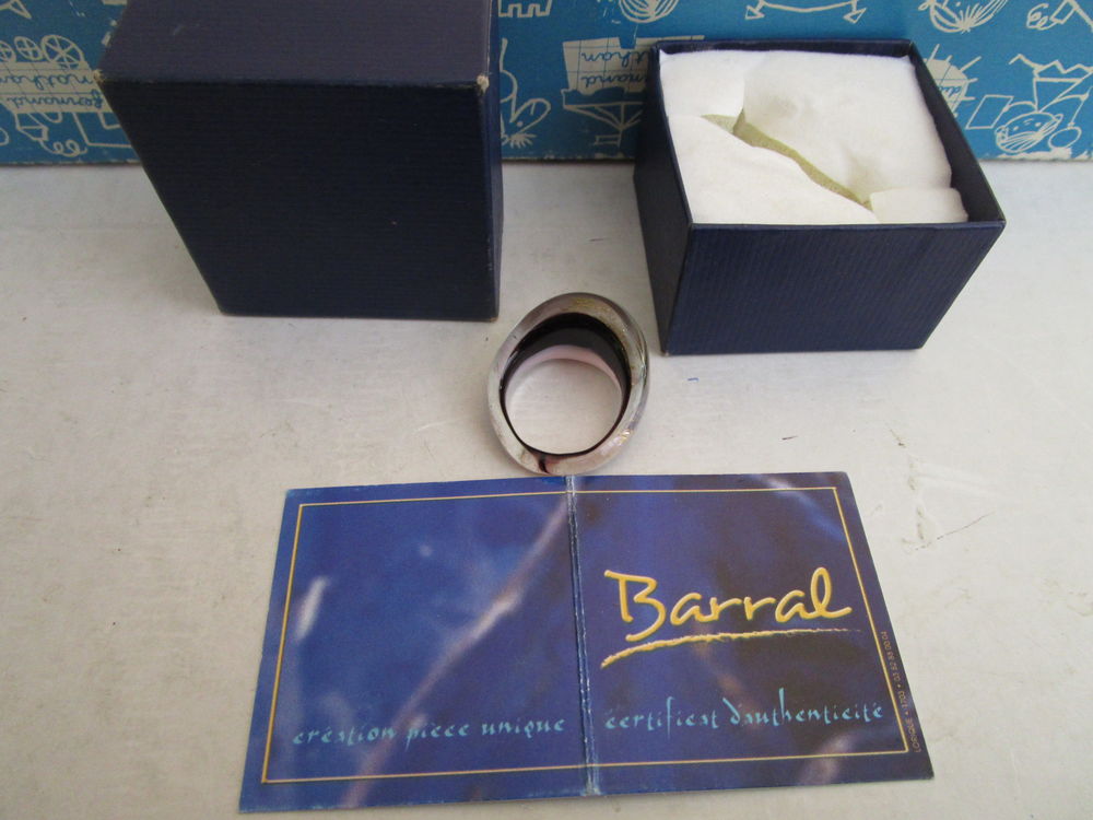 BAGUE ART VERRIER MURANO Bijoux et montres