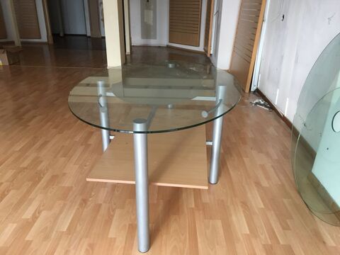 Table verre ronde central Visible vide maison � Decazeville 150 Decazeville (12)