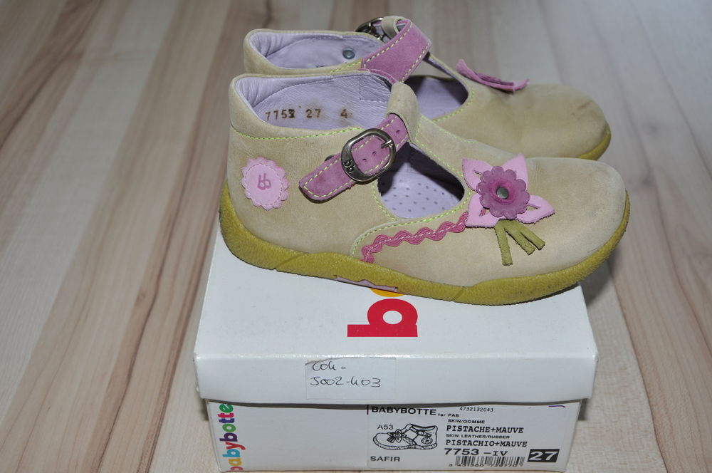 Chaussures Babybotte mod&egrave;le Safir pointure 27 Chaussures enfants