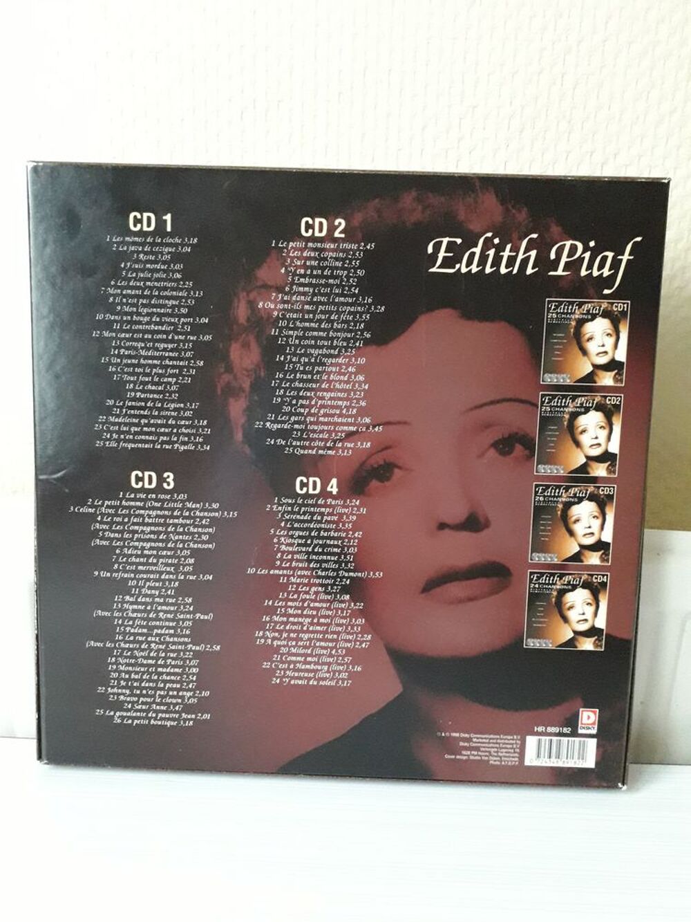  L'INOUBLIABLE EDITH PIAF( Coffret CD ) CD et vinyles