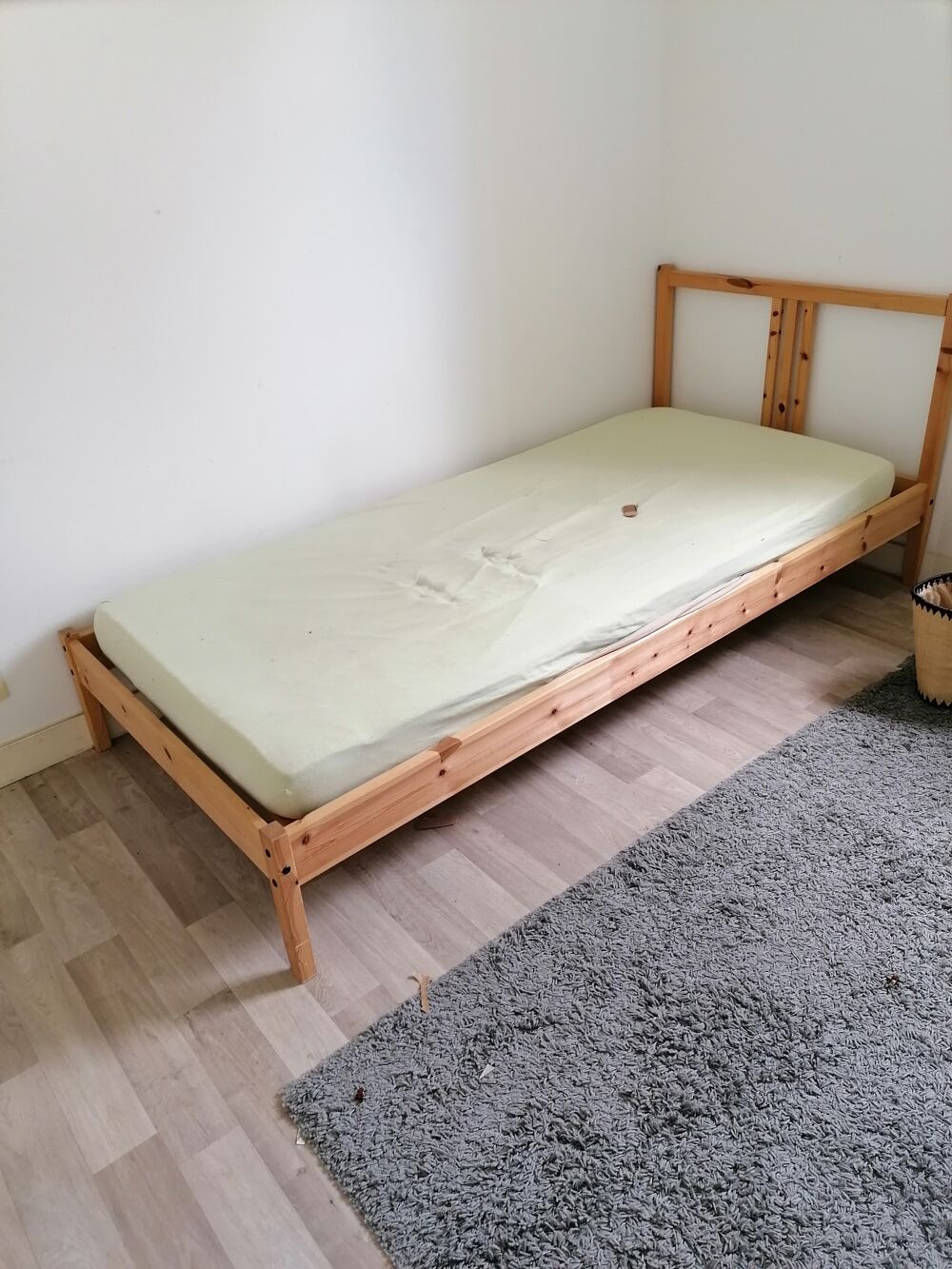 lit bois 90x200 Meubles