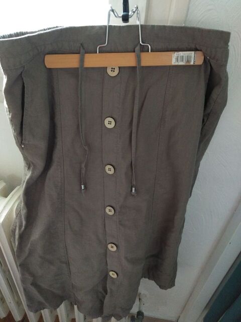 Jupe mi-longue kaki 13 Mont�limar (26)