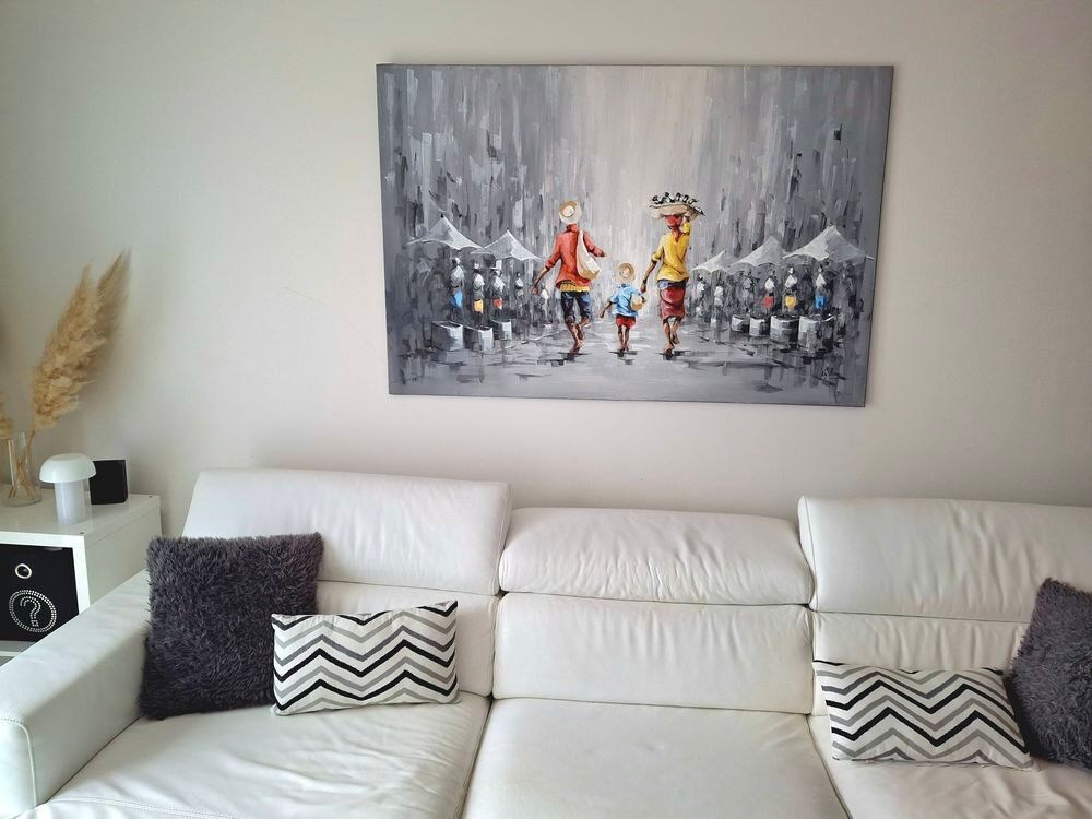 Tableau Malgache 150 x 100 cm Décoration
