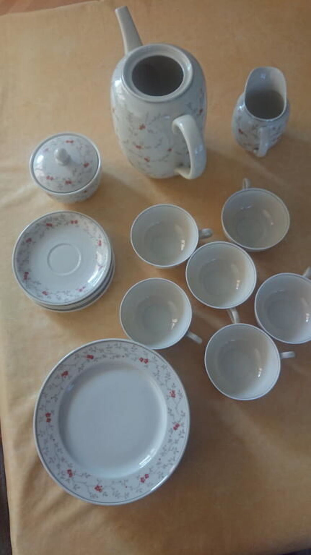 Service &agrave; dessert en Porcelaine de Bavi&egrave;re Electroménager