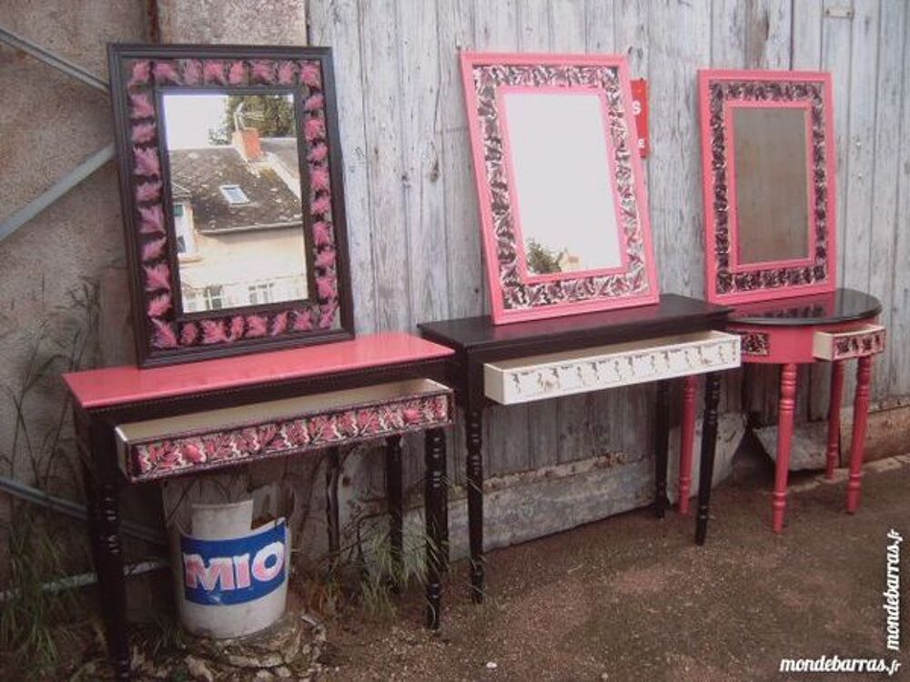 trois console + glace meuble de rangement faire px Meubles