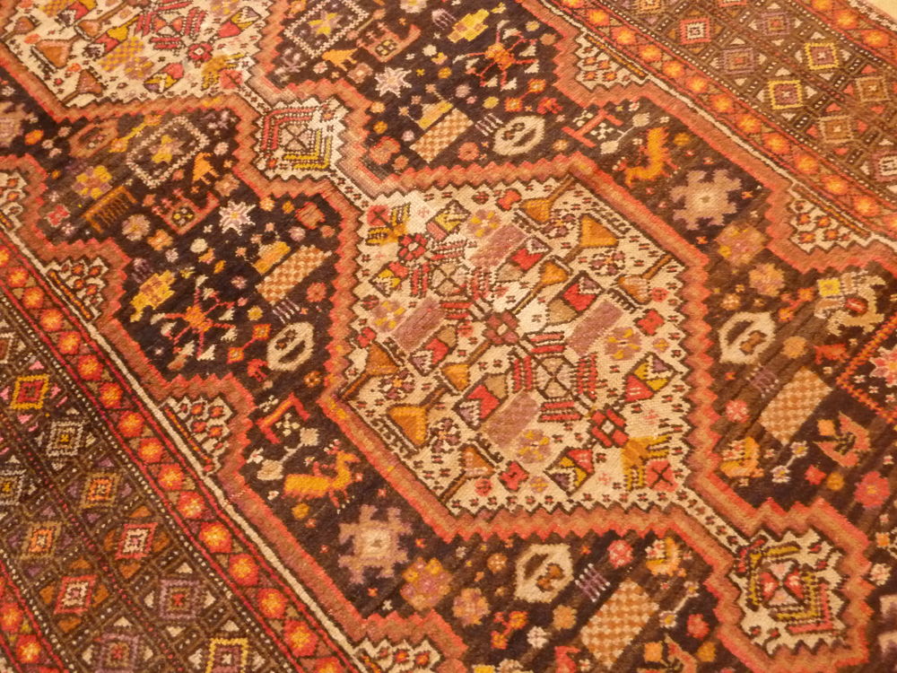 Tapis turc ancien, r&eacute;gion d'Usak,
200 cm x 120 cm Décoration