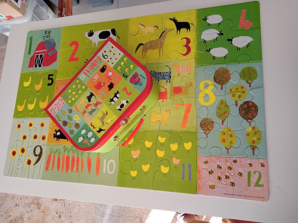 Mallette de Puzzle et Maison du Cirque 1er Age Jeux / jouets