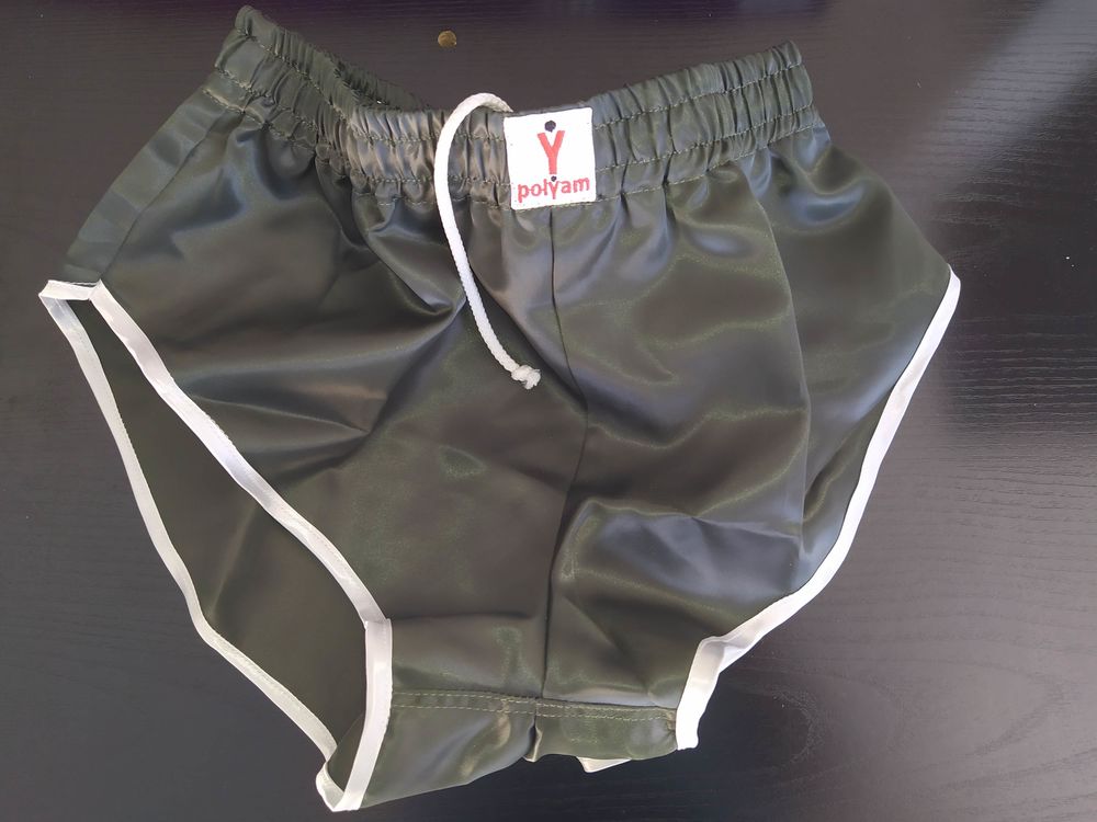 Short Vintage Nylon Polyamid Bronze-blanc 3 size S40 M44 L48 Vêtements