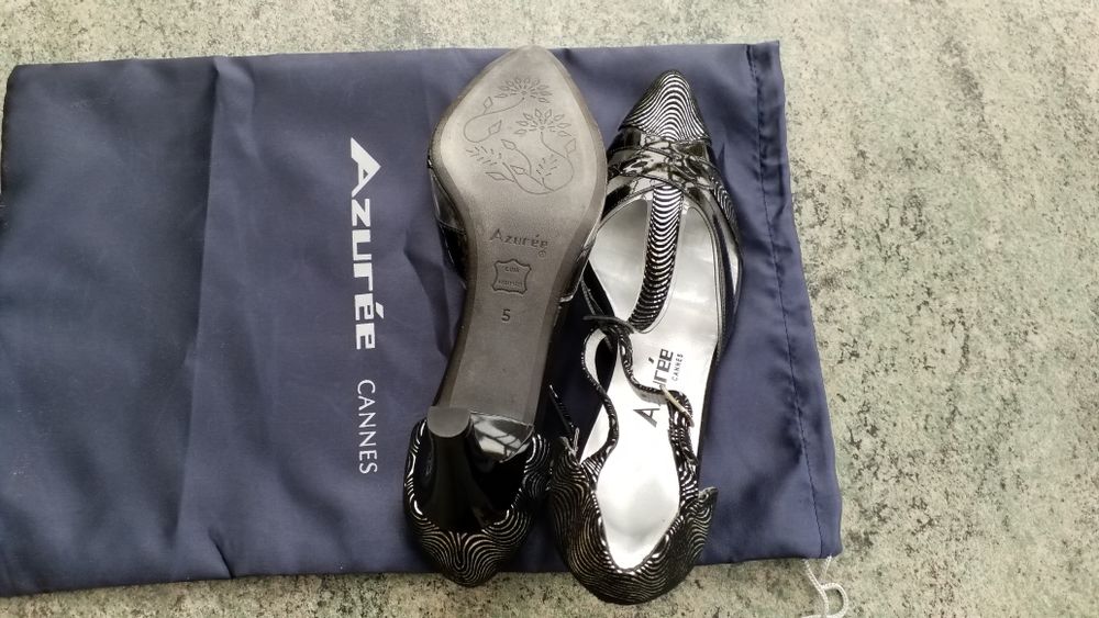 chaussures Noir et argent Chaussures