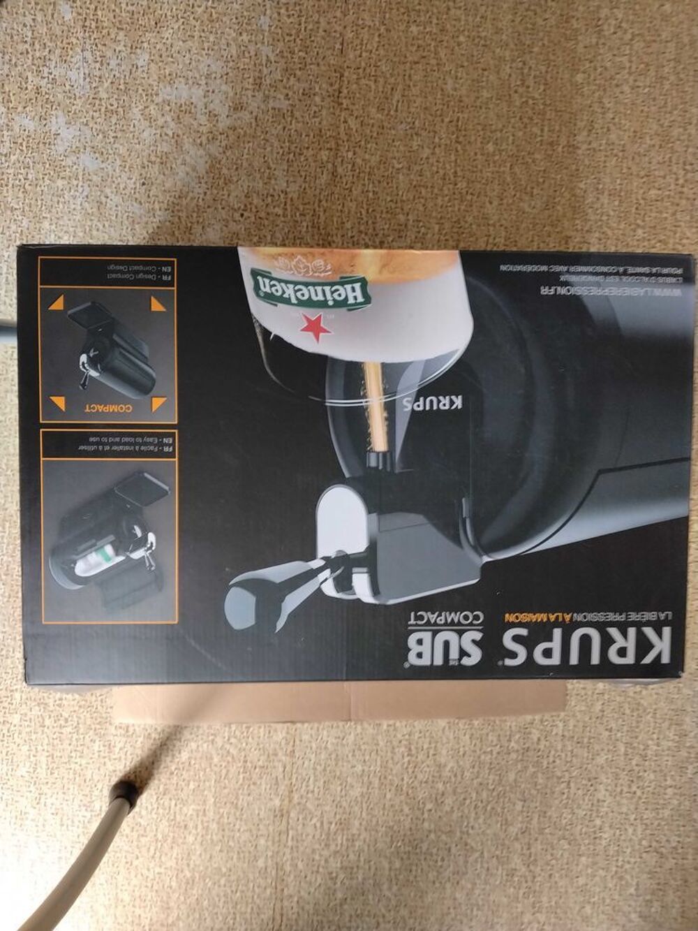 tireuse &agrave; bi&egrave;re de marque krups tres bonne etat. a venir chercher sur place Electroménager