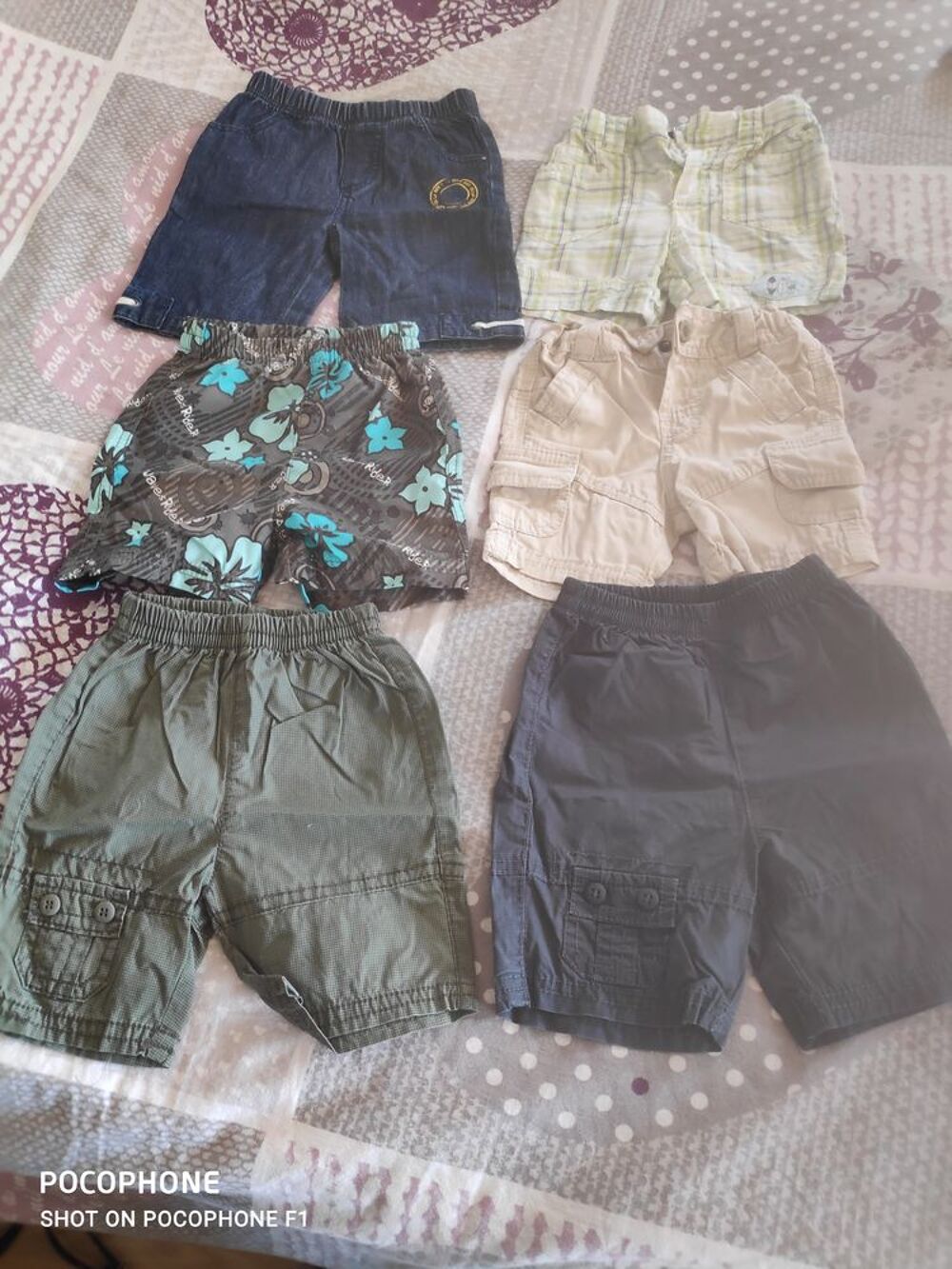 lot de 6 shorts Vêtements enfants