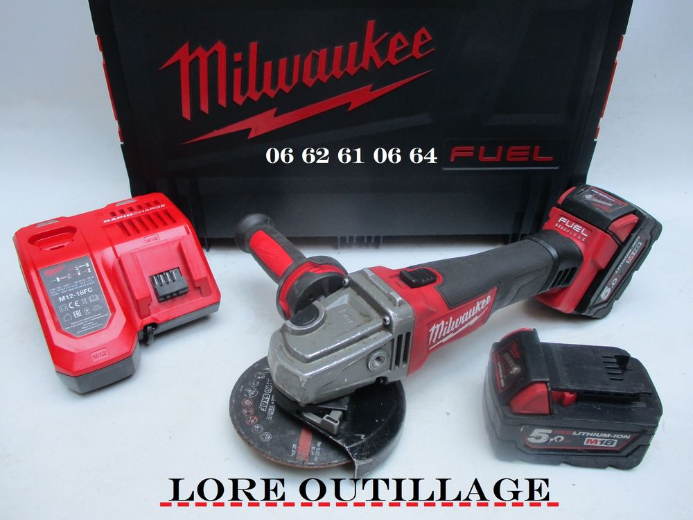 MILWAUKEE M18 CAG 125X - Meuleuse / Disqueuse Bricolage