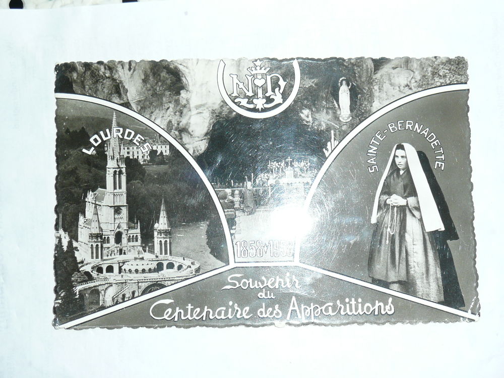 Carte postale Lourdes Centenaire des Apparitions 